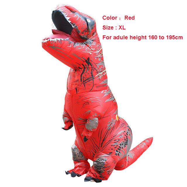 Unique Adult T-REX Inflatable Costume Christmas Cosplay Dinosaur Anima