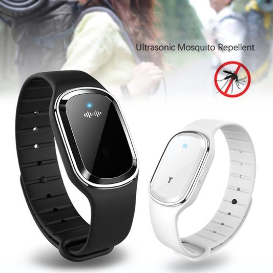 SuperShield Ultrasonic Mosquito Repellent Watch Band - Electronic Pest Control Wearable