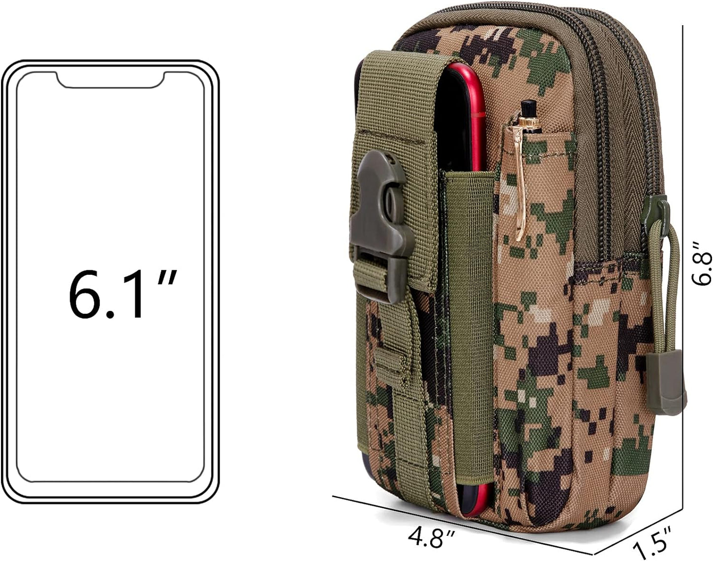 Tactical MOLLE Military Pouch Waist Bag