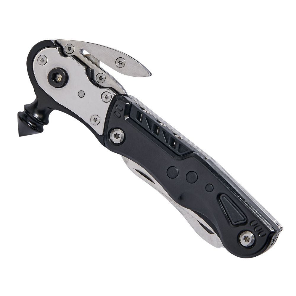 Black Glass Breaker With Multi Tools, 6" L