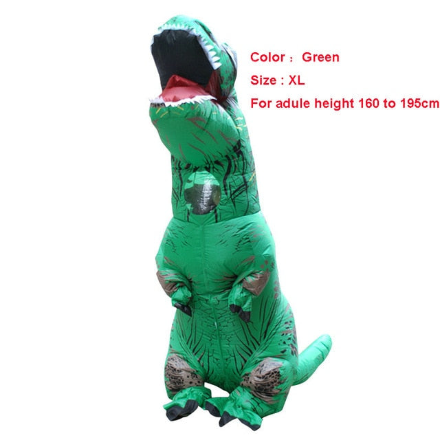 Unique Adult T-REX Inflatable Costume Christmas Cosplay Dinosaur Anima