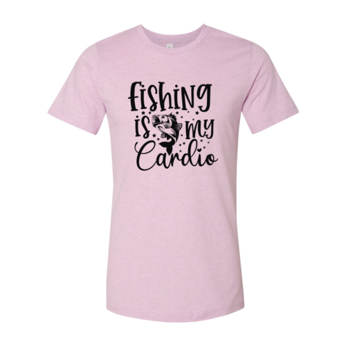 Fishing Is My Cardio Unisex T-Shirt - Comfortable Ring-Spun Cotton Fishing Enthusiast Tee