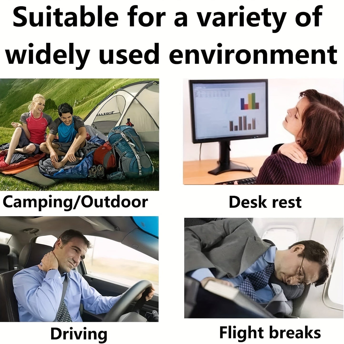 Comfortable Inflatable Pillow Perfect for Office Travel and Outdoors