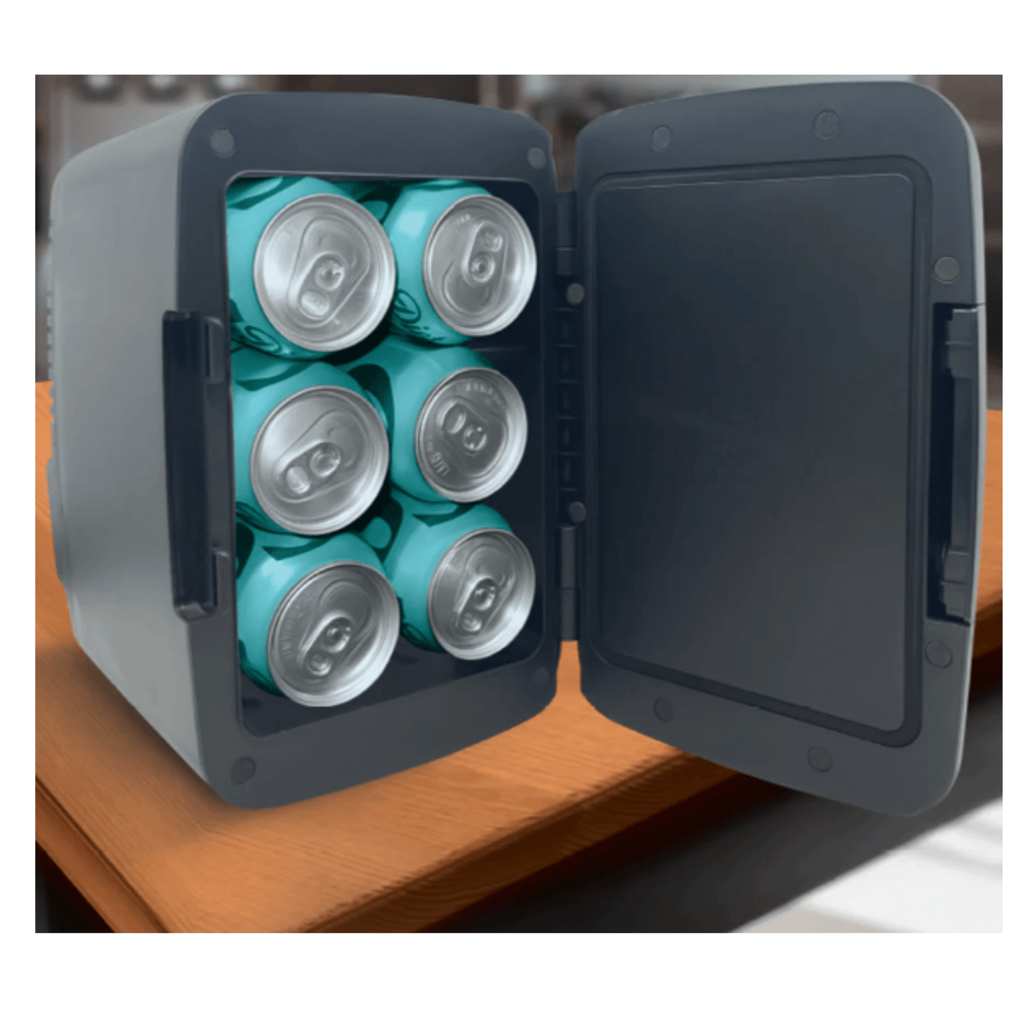 Emerson Portable Mini Fridge Cooler Quiet w Secure Latch