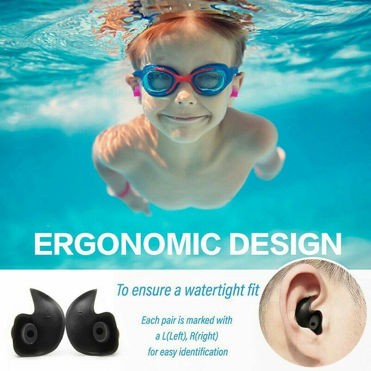 5/10 Pairs Soft Silicone Ear Plugs For Swimming Sleeping Anti Snore