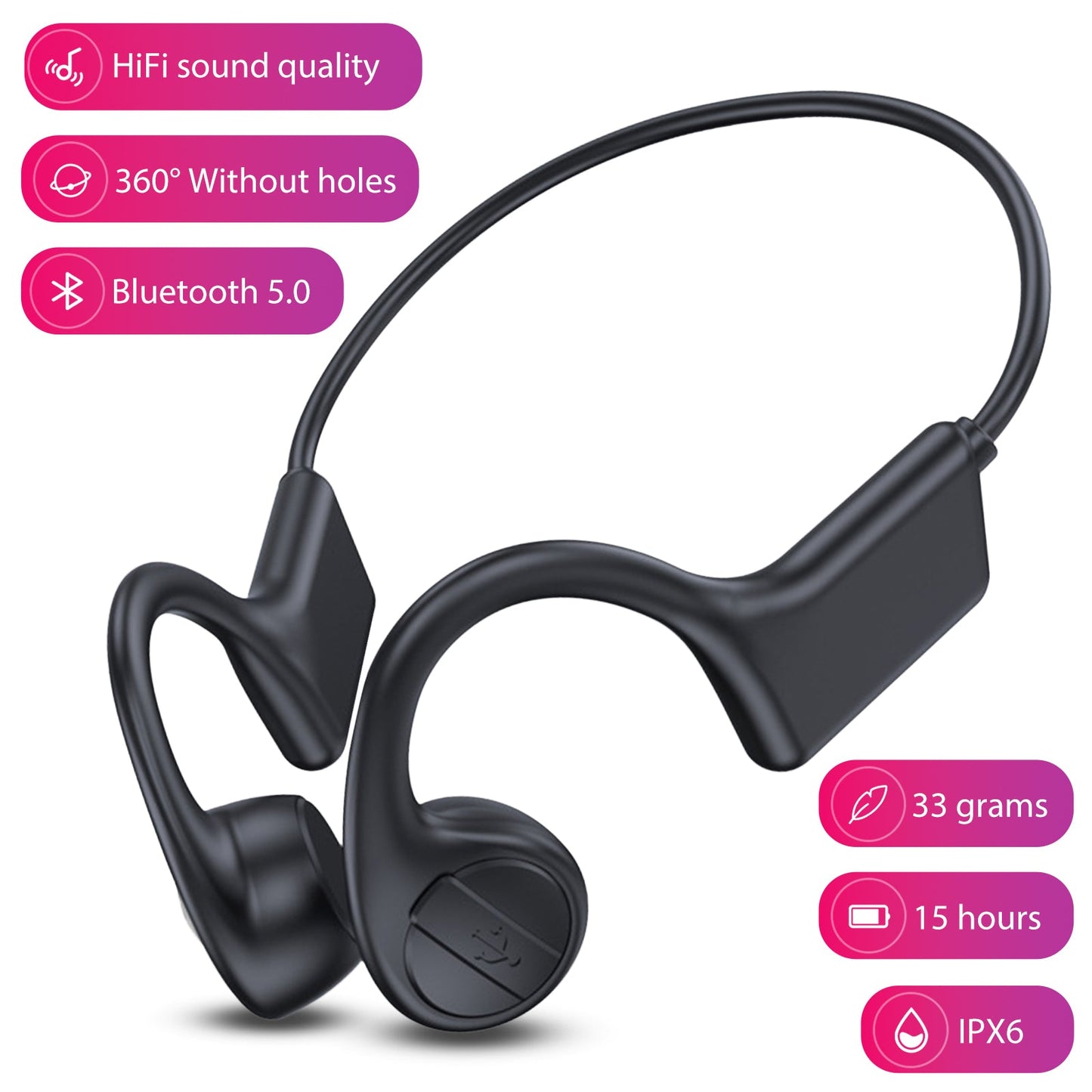 Waterproof Bone Conduction Headphones