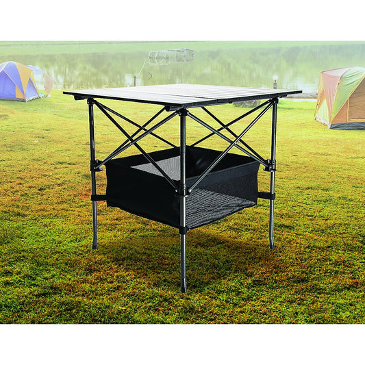 Heavy-Duty Folding Camping Table - Portable Steel RV & Caravan Outdoor Table