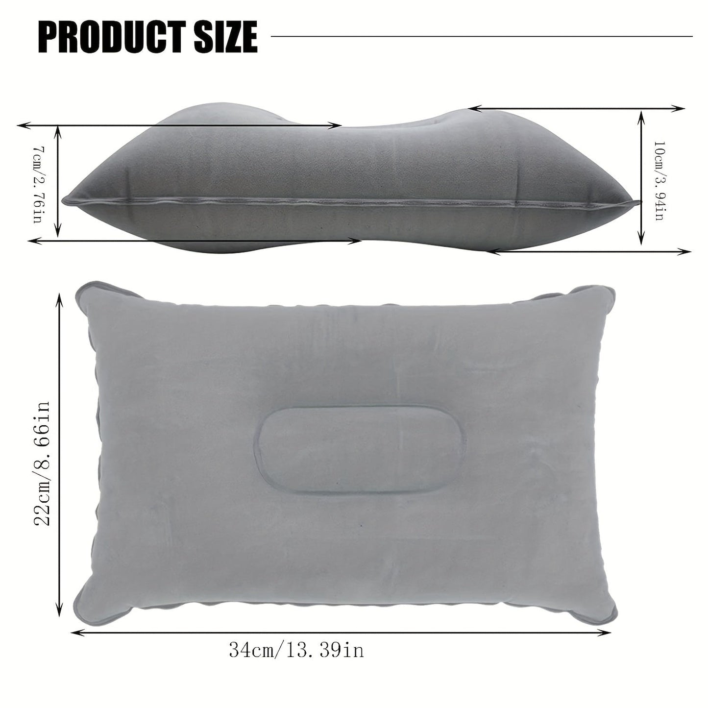 Comfortable Inflatable Pillow Perfect for Office Travel and Outdoors