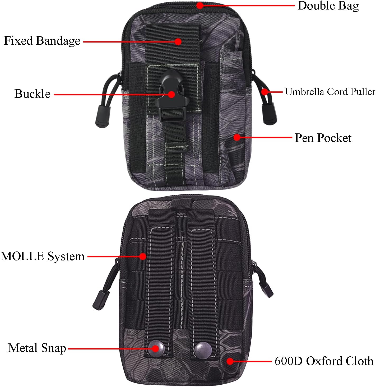 Tactical MOLLE Military Pouch Waist Bag