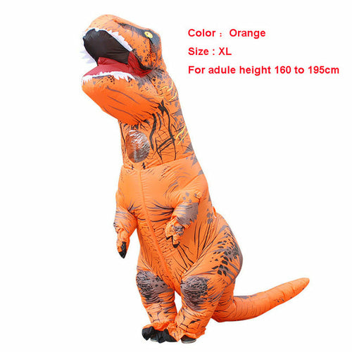 Unique Adult T-REX Inflatable Costume Christmas Cosplay Dinosaur Anima