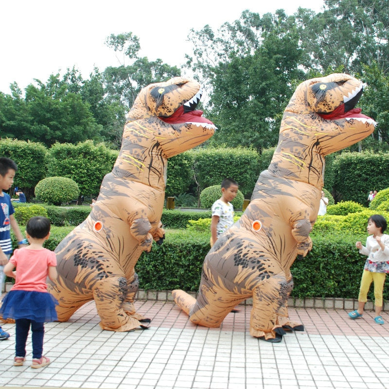 Unique Adult T-REX Inflatable Costume Christmas Cosplay Dinosaur Anima