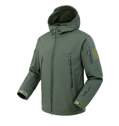 Men US Military Winter Thermal Fleece Tactical Jacket Outdoors Sports