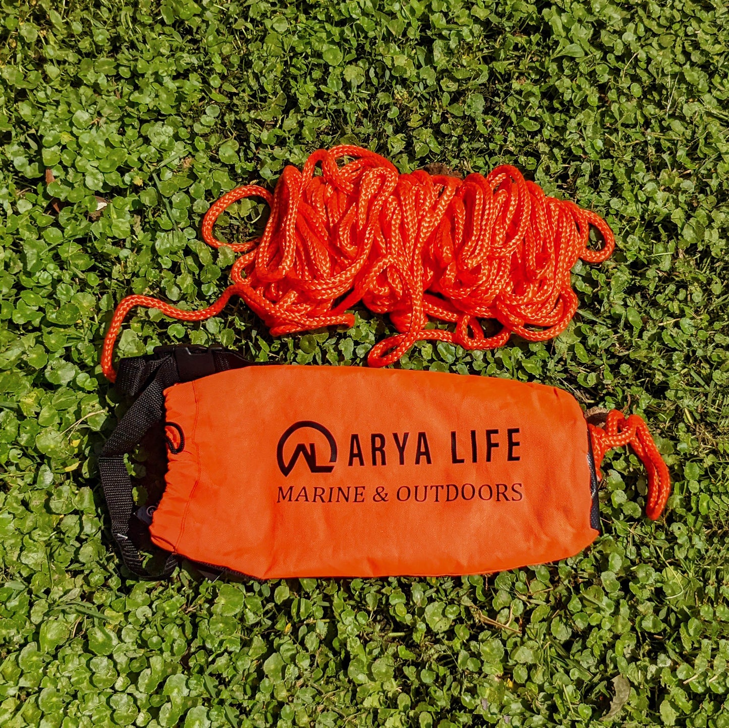 70ft Marine Rescue Throw Rope Bag - High Visibility Emergency Water Safety Equipment