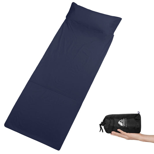 Premium Cotton Sleeping Bag Liner - Ultralight Travel and Camping Sheet