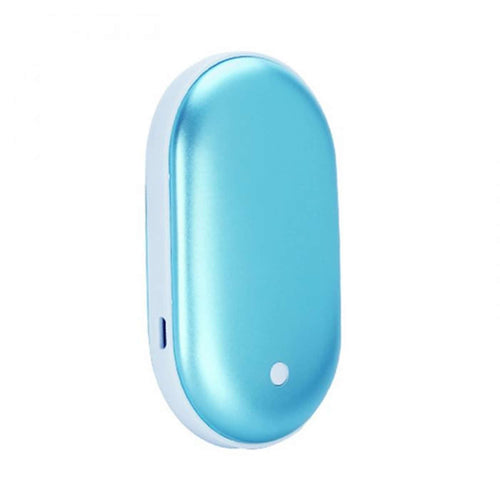 2-in-1 Portable Hand Warmer Power Bank - 5200mAh Rechargeable Winter Survival Device