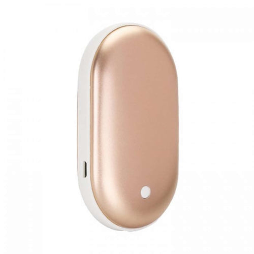 2-in-1 Portable Hand Warmer Power Bank - 5200mAh Rechargeable Winter Survival Device