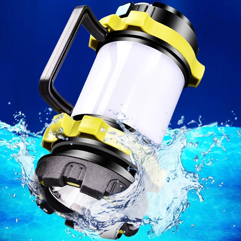 3-in-1 Portable LED Camping Lantern - Waterproof Multi-Function Emergency Light