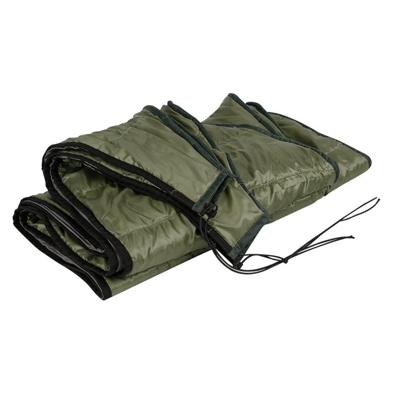 380T Ripstop Nylon Hammock Underquilt - Waterproof Camping Insulation (8x4.5ft)